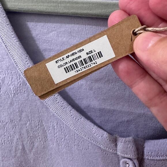 SKIMS Logo Pointelle LS Cropped Cardigan Top in Lavender Purple, size L - Picture 6 of 10